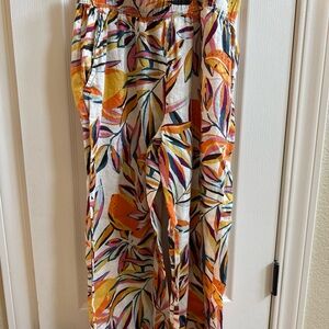 C&C California Multicolor Linen Pant